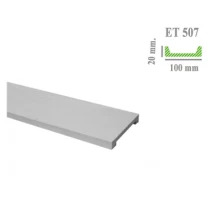 Доска под дерево ET 507 (2м) белая Classic 
