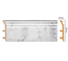 D233-79 ШК/8 Плинтус напольн.DECOMASTER(120*23*2400 мм)