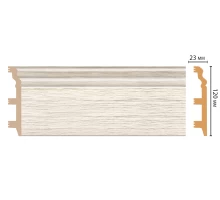 D233-70 ШК/8 Плинтус напольн.DECOMASTER(120*23*2400 мм)