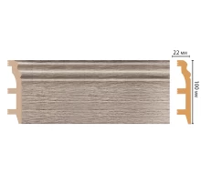 D232-77 ШК/14 Плинтус напольн.DECOMASTER(100*22*2400 мм)