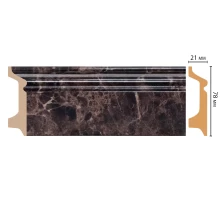 D122-713 ШК/16 Плинтус напольн.DECOMASTER(78*21*2400 мм)