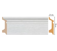 D122-1070 ШК/16 Плинтус напольн.DECOMASTER(78*21*2400 мм)