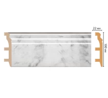 D232-79 ШК/14 Плинтус напольн.DECOMASTER(100*22*2400 мм)
