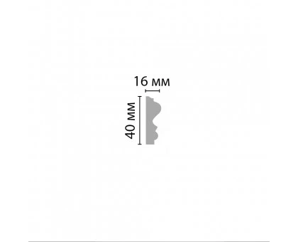 97803/40 FLEXIBLE молдинг DECOMASTER-2 (40х16х2400мм) в г. Екатеринбург