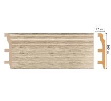 D232-72 ШК/14 Плинтус напольн.DECOMASTER(100*22*2400 мм)