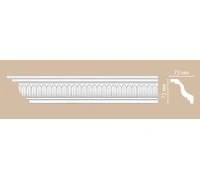 95342/32 плинтус DECOMASTER-2 (73х73х2400мм)