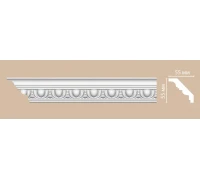 95613/36 плинтус DECOMASTER-2 (55х55х2400мм)