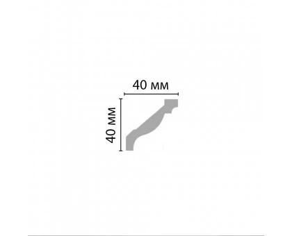 96015/60 плинтус DECOMASTER-2 (40х40х2400мм) в г. Екатеринбург