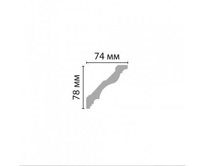 96684/46 плинтус DECOMASTER-2 (78х74х2400мм) в г. Екатеринбург