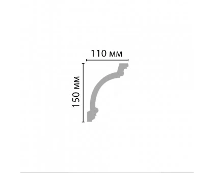 DP 217/14 плинтус DECOMASTER-1 (145х110х2400мм) (DP-5217) в г. Екатеринбург
