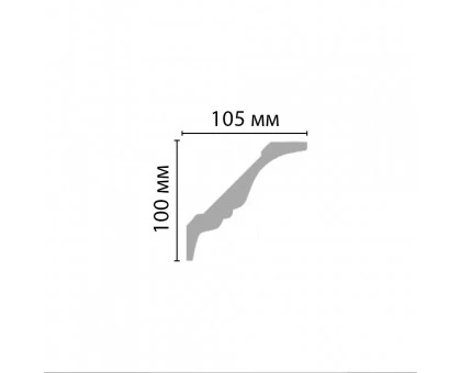 DP 366/26 плинтус DECOMASTER-1 (100х105х2400мм) (DP-5366) в г. Екатеринбург