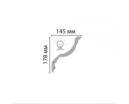DP 372/12 плинтус DECOMASTER-1 (178х145х2400мм) в г. Екатеринбург
