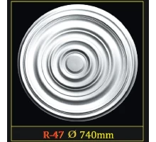 Розетка потолочная из полистирола R47