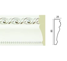 Молдинг Цветная лепнина52-35