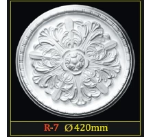 Розетка потолочная из полистирола R7