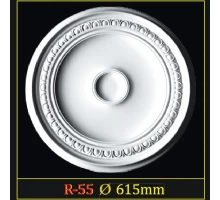 Розетка потолочная из полистирола R55