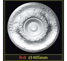 Розетка потолочная из полистирола R8