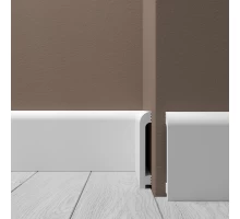 Плинтус напольный из ударопрочного полимера Н3