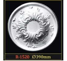 Розетка потолочная из полистирола R1520