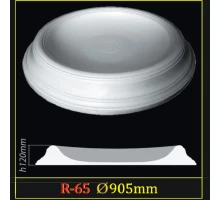 Розетка потолочная из полистирола R65