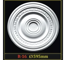 Розетка потолочная из полистирола R16