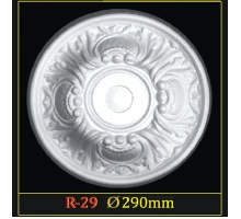 Розетка потолочная из полистирола R29