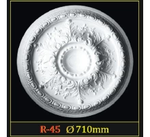 Розетка потолочная из полистирола R45