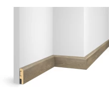 Плинтус 60x16x2400 мм, дуб Корсика, иск. шпон, EP02