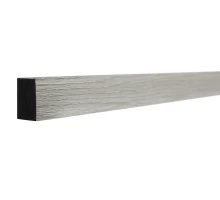 Молдинг 611-80SH	(3 метра) декоративная рейка