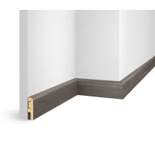 Плинтус 60x16x2400 мм, дуб Деревенский, иск. шпон, EP02