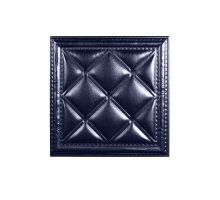 Мягкая стеновая панель  из экокожи Classic 400х400 мм - Navy