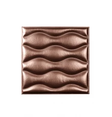 Мягкая стеновая панель из экокожи Wave - Nut в г. Екатеринбург
