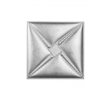Мягкая стеновая панель из экокожи Stella - Silver в г. Екатеринбург