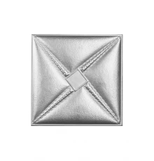 Мягкая стеновая панель из экокожи Stella - Silver в г. Екатеринбург