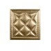 Мягкая стеновая панель  из экокожи Classic 400х400 мм - Champagne