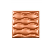Мягкая стеновая панель из экокожи Wave - Bronze в г. Екатеринбург
