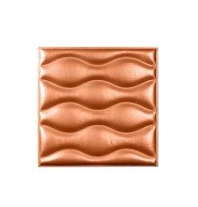 Мягкая стеновая панель из экокожи Wave - Bronze в г. Екатеринбург
