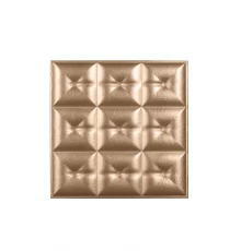 Мягкая стеновая панель из экокожи Boss 400х400 мм - Champagne в г. Екатеринбург