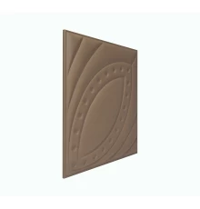 Мягкая стеновая панель из экокожи Petal 400х400 мм - Coffee в г. Екатеринбург