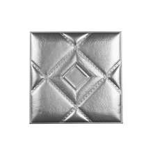 Мягкая стеновая панель из экокожи Luck - Silver в г. Екатеринбург