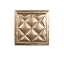 Мягкая стеновая панель  из экокожи Classic 400х400 мм - Gold