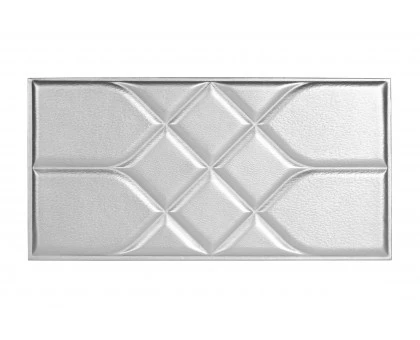 Мягкая стеновая панель Road 300х600 мм - Silver