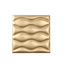 Мягкая стеновая панель из экокожи Wave - Gold в г. Екатеринбург