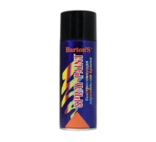 Краска аэрозольная Barton'S Spray Paint Черная глянец