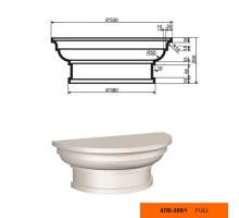 Колонна КЛВ-355/1 (капитель)