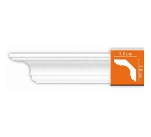 Плинтус потолочный  без  орнамента DP 110 Гибкий