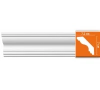 Плинтус потолочный без орнамента DP339