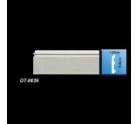OT-8026 Белый напольный плинтус