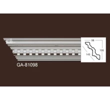 Карниз из полиуретана гладкий 81098