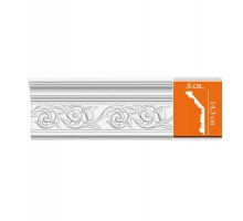 DT 303 гибкий потолочный плинтус с орнаментом DECOMASTER